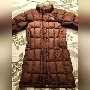 The North Face Metropolis 600 Down Fill Long Parka Coat Women's Sz S